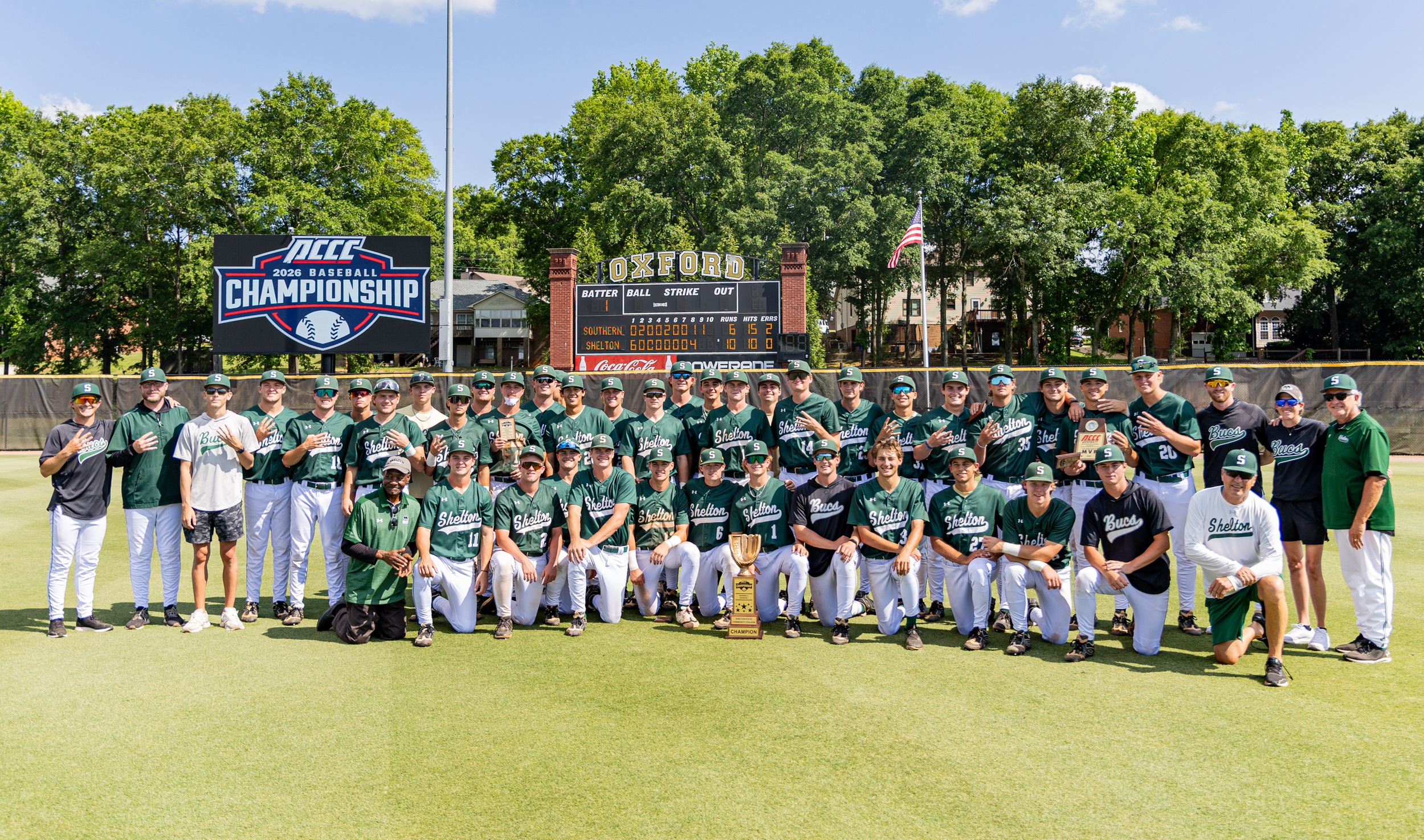 Shelton State baseball wins fourth straight ACCC tournament title